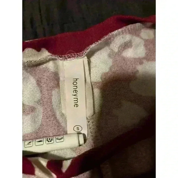 Honeyme Leopard Print Lightweight Top Long Sleeve Size Small Oversized - Picture 4 of 5